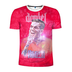 Мужская футболка 3D спортивная с принтом Daniel Agger. Liverpool , 100% полиэстер с улучшенными характеристиками | приталенный силуэт, круглая горловина, широкие плечи, сужается к линии бедра | ливерпуль