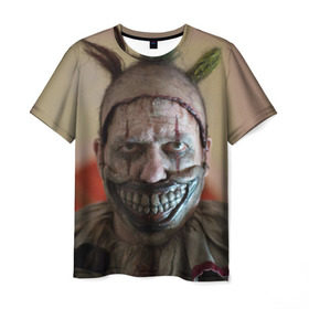 Мужская футболка 3D с принтом American horror story , 100% полиэфир | прямой крой, круглый вырез горловины, длина до линии бедер | ahs | horror | аиу | американская | американская история ужасовуж | история | ужасы