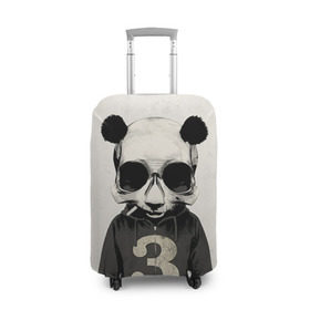 Чехол для чемодана 3D с принтом Панда , 86% полиэфир, 14% спандекс | двустороннее нанесение принта, прорези для ручек и колес | панда
