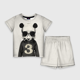Детский костюм с шортами 3D с принтом Панда ,  |  | панда