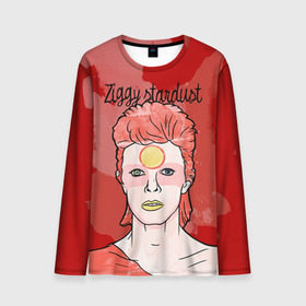 Мужской лонгслив 3D с принтом Ziggy Stardust , 100% полиэстер | длинные рукава, круглый вырез горловины, полуприлегающий силуэт | bowie | david | ziggy stardust | боуи | дэвид | музыкант | певец | рок