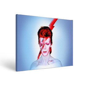 Холст прямоугольный с принтом Aladdin sane , 100% ПВХ |  | aladdin sane | bowie | david | боуи | дэвид | музыкант | певец | рок