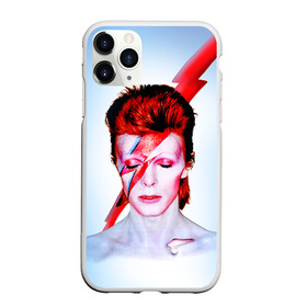 Чехол для iPhone 11 Pro матовый с принтом Aladdin sane , Силикон |  | aladdin sane | bowie | david | боуи | дэвид | музыкант | певец | рок