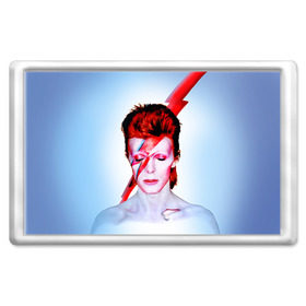 Магнит 45*70 с принтом Aladdin sane , Пластик | Размер: 78*52 мм; Размер печати: 70*45 | aladdin sane | bowie | david | боуи | дэвид | музыкант | певец | рок