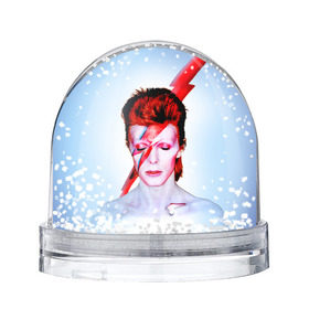 Снежный шар с принтом Aladdin sane , Пластик | Изображение внутри шара печатается на глянцевой фотобумаге с двух сторон | aladdin sane | bowie | david | боуи | дэвид | музыкант | певец | рок