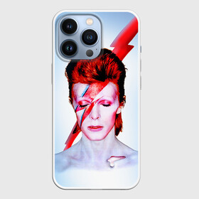 Чехол для iPhone 13 Pro с принтом Aladdin sane ,  |  | Тематика изображения на принте: aladdin sane | bowie | david | боуи | дэвид | музыкант | певец | рок