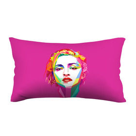 Подушка 3D антистресс с принтом Мадонна , наволочка — 100% полиэстер, наполнитель — вспененный полистирол | состоит из подушки и наволочки на молнии | искусство | мадонна | певица | поп арт