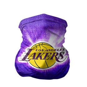 Бандана-труба 3D с принтом Los Angeles Lakers , 100% полиэстер, ткань с особыми свойствами — Activecool | плотность 150‒180 г/м2; хорошо тянется, но сохраняет форму | basketball | la | lakers | los angeles | nba | баскет | баскетбол | баскетбольный | лейкерс | нба | спорт