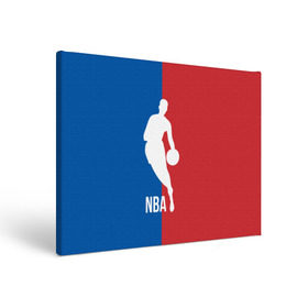 Холст прямоугольный с принтом Эмблема NBA , 100% ПВХ |  | basketball | nba | баскет | баскетбол | баскетбольный | нба | спорт | эмблема