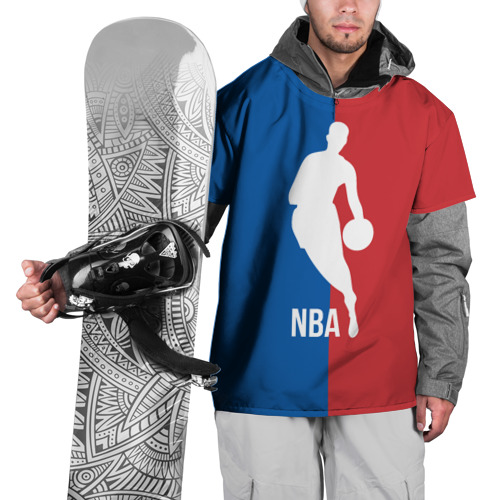 Накидка на куртку 3D с принтом Эмблема NBA , 100% полиэстер |  | Тематика изображения на принте: basketball | nba | баскет | баскетбол | баскетбольный | нба | спорт | эмблема