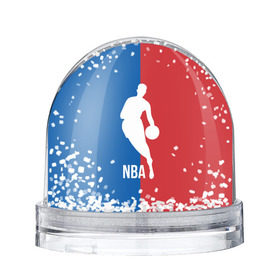 Снежный шар с принтом Эмблема NBA , Пластик | Изображение внутри шара печатается на глянцевой фотобумаге с двух сторон | basketball | nba | баскет | баскетбол | баскетбольный | нба | спорт | эмблема