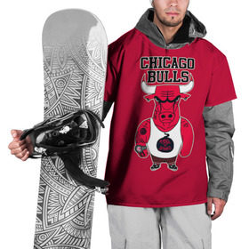 Накидка на куртку 3D с принтом Chicago bulls , 100% полиэстер |  | basketball | chicago | chicago bulls | nba | баскет | баскетбол | баскетбольный | булс | нба | спорт | чикаго | чикаго булс