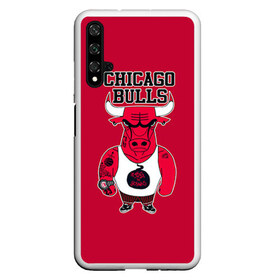 Чехол для Honor 20 с принтом Chicago bulls , Силикон | Область печати: задняя сторона чехла, без боковых панелей | basketball | chicago | chicago bulls | nba | баскет | баскетбол | баскетбольный | булс | нба | спорт | чикаго | чикаго булс