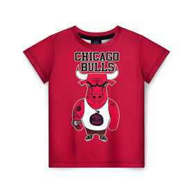 Детская футболка 3D с принтом Chicago bulls , 100% гипоаллергенный полиэфир | прямой крой, круглый вырез горловины, длина до линии бедер, чуть спущенное плечо, ткань немного тянется | basketball | chicago | chicago bulls | nba | баскет | баскетбол | баскетбольный | булс | нба | спорт | чикаго | чикаго булс