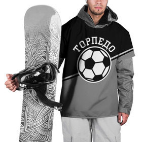 Накидка на куртку 3D с принтом Торпедо , 100% полиэстер |  | torpedo | мяч | российская | спорт | торпедо | фк | футбол