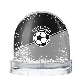 Снежный шар с принтом Торпедо , Пластик | Изображение внутри шара печатается на глянцевой фотобумаге с двух сторон | torpedo | мяч | российская | спорт | торпедо | фк | футбол