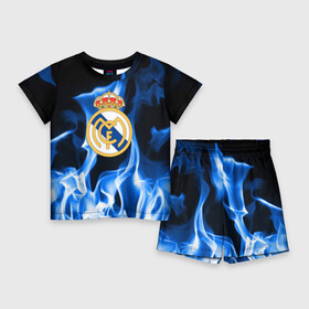 Детский костюм с шортами 3D с принтом Real Madrid ,  |  | Тематика изображения на принте: madrid | real | мадрид | реал | футбол