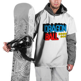 Накидка на куртку 3D с принтом Dragon Ball Logo , 100% полиэстер |  | болл | драгон | лого | логотип
