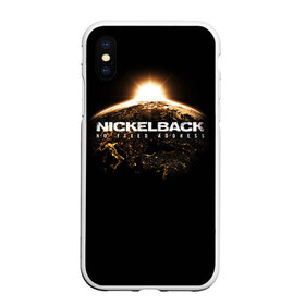 Чехол для iPhone XS Max матовый с принтом Nickelback , Силикон | Область печати: задняя сторона чехла, без боковых панелей | nickelback | группа | никельбэк | рок