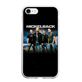 Чехол для iPhone 7/8 матовый с принтом Nickelback , Силикон | Область печати: задняя сторона чехла, без боковых панелей | nickelback | группа | никельбэк | рок