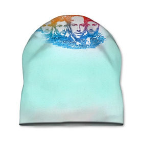 Шапка 3D с принтом Coldplay , 100% полиэстер | универсальный размер, печать по всей поверхности изделия | 