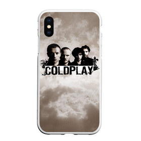 Чехол для iPhone XS Max матовый с принтом Coldplay , Силикон | Область печати: задняя сторона чехла, без боковых панелей | coldplay | rock | колдплэй | рок