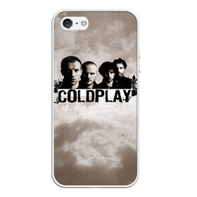 Чехол для iPhone 5/5S матовый с принтом Coldplay , Силикон | Область печати: задняя сторона чехла, без боковых панелей | coldplay | rock | колдплэй | рок