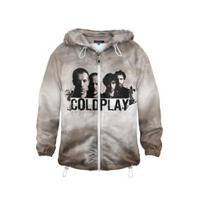 Детская ветровка 3D с принтом Coldplay , 100% полиэстер | подол и капюшон оформлены резинкой с фиксаторами, по бокам два кармана без застежек, один потайной карман на груди | coldplay | rock | колдплэй | рок