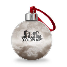 Ёлочный шар с принтом Coldplay , Пластик | Диаметр: 77 мм | coldplay | rock | колдплэй | рок