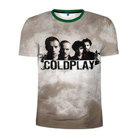 Мужская футболка 3D спортивная с принтом Coldplay , 100% полиэстер с улучшенными характеристиками | приталенный силуэт, круглая горловина, широкие плечи, сужается к линии бедра | coldplay | rock | колдплэй | рок
