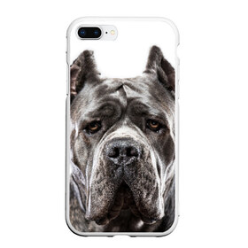 Чехол для iPhone 7Plus/8 Plus матовый с принтом Канне корсо , Силикон | Область печати: задняя сторона чехла, без боковых панелей | животное | канне корсо | порода | собака