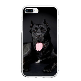 Чехол для iPhone 7Plus/8 Plus матовый с принтом Канне корсо , Силикон | Область печати: задняя сторона чехла, без боковых панелей | животное | канне корсо | порода | собака
