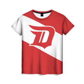 Женская футболка 3D с принтом Detroit Red Wings D , 100% полиэфир ( синтетическое хлопкоподобное полотно) | прямой крой, круглый вырез горловины, длина до линии бедер | detroit red wings | hockey | nhl | нхл | спорт | хоккей