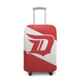 Чехол для чемодана 3D с принтом Detroit Red Wings D , 86% полиэфир, 14% спандекс | двустороннее нанесение принта, прорези для ручек и колес | detroit red wings | hockey | nhl | нхл | спорт | хоккей