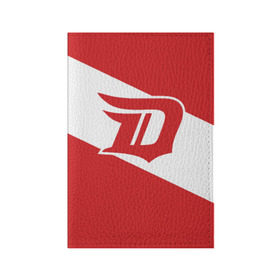 Обложка для паспорта матовая кожа с принтом Detroit Red Wings D , натуральная матовая кожа | размер 19,3 х 13,7 см; прозрачные пластиковые крепления | Тематика изображения на принте: detroit red wings | hockey | nhl | нхл | спорт | хоккей