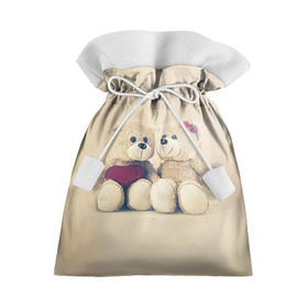 Подарочный 3D мешок с принтом Love teddy bears , 100% полиэстер | Размер: 29*39 см | Тематика изображения на принте: 14 февраля | bears | teddy | валентин | день святого валентина | игрушки | медведи | милый | мимими | мишка | мишки | подарки | подарок | подарок девушке | подарок парню | тедди