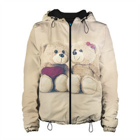 Женская куртка 3D с принтом Love teddy bears , ткань верха — 100% полиэстер, подклад — флис | прямой крой, подол и капюшон оформлены резинкой с фиксаторами, два кармана без застежек по бокам, один большой потайной карман на груди. Карман на груди застегивается на липучку | 14 февраля | bears | teddy | валентин | день святого валентина | игрушки | медведи | милый | мимими | мишка | мишки | подарки | подарок | подарок девушке | подарок парню | тедди