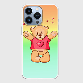 Чехол для iPhone 13 Pro с принтом Funny Bear ,  |  | 14 февраля | bears | teddy | валентин | день святого валентина | игрушки | медведи | милый | мимими | мишка | мишки | подарки | подарок | подарок девушке | подарок парню | тедди