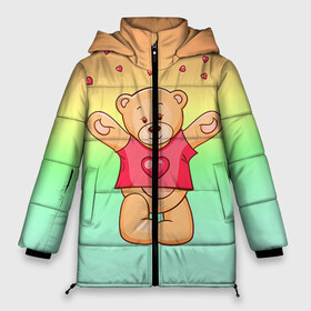 Женская зимняя куртка 3D с принтом Funny Bear , верх — 100% полиэстер; подкладка — 100% полиэстер; утеплитель — 100% полиэстер | длина ниже бедра, силуэт Оверсайз. Есть воротник-стойка, отстегивающийся капюшон и ветрозащитная планка. 

Боковые карманы с листочкой на кнопках и внутренний карман на молнии | 14 февраля | bears | teddy | валентин | день святого валентина | игрушки | медведи | милый | мимими | мишка | мишки | подарки | подарок | подарок девушке | подарок парню | тедди