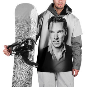 Накидка на куртку 3D с принтом Бенедикт Камбербэтч 3 , 100% полиэстер |  | камбэрбетч | сериал шерлок холмс | холмс | шерлок | шерлок холмс