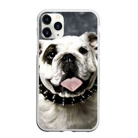 Чехол для iPhone 11 Pro матовый с принтом Английский бульдог , Силикон |  | Тематика изображения на принте: животное | порода | собака | французский бульдог