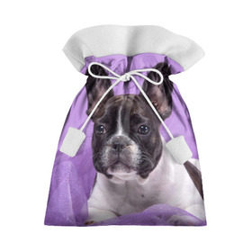 Подарочный 3D мешок с принтом Французский бульдог , 100% полиэстер | Размер: 29*39 см | животное | порода | собака | французский бульдог