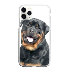 Чехол для iPhone 11 Pro матовый с принтом Ротвейлер , Силикон |  | животное | порода | ротвейлер | собака
