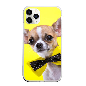 Чехол для iPhone 11 Pro матовый с принтом Чихуахуа , Силикон |  | Тематика изображения на принте: животное | порода | собака | чихуахуа