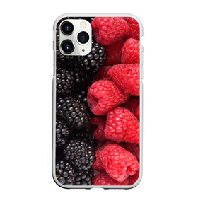 Чехол для iPhone 11 Pro Max матовый с принтом Ягодная , Силикон |  | strawberry | vegan | vegetarian | будизм | веган | вегетарианство | земляника | йога | клубника | клюква | фитнес | черника | ягода