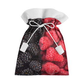 Подарочный 3D мешок с принтом Ягодная , 100% полиэстер | Размер: 29*39 см | strawberry | vegan | vegetarian | будизм | веган | вегетарианство | земляника | йога | клубника | клюква | фитнес | черника | ягода