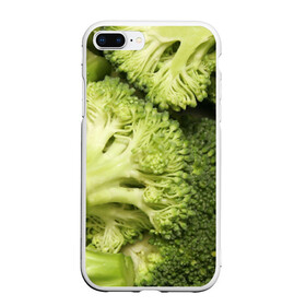 Чехол для iPhone 7Plus/8 Plus матовый с принтом Брокколи , Силикон | Область печати: задняя сторона чехла, без боковых панелей | vegan | vegetarian | брокколи | будизм | веган | вегетарианство | йога | сыроедение | фитнес