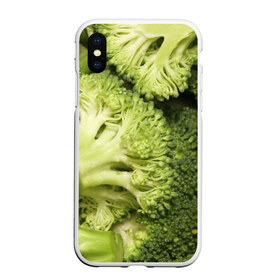Чехол для iPhone XS Max матовый с принтом Брокколи , Силикон | Область печати: задняя сторона чехла, без боковых панелей | vegan | vegetarian | брокколи | будизм | веган | вегетарианство | йога | сыроедение | фитнес