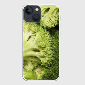 Чехол для iPhone 13 mini с принтом Брокколи ,  |  | vegan | vegetarian | брокколи | будизм | веган | вегетарианство | йога | сыроедение | фитнес