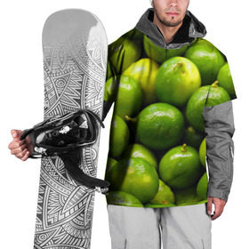 Накидка на куртку 3D с принтом Лаймовая , 100% полиэстер |  | Тематика изображения на принте: vegan | vegetarian | будизм | веган | вегетарианство | йога | лайм | сыроедение | фитнес